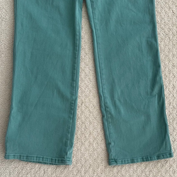 Judy Blue High Waist Garment Dyed Straight Leg Jeans Sea Green 16W Classic 90's - Picture 3 of 15